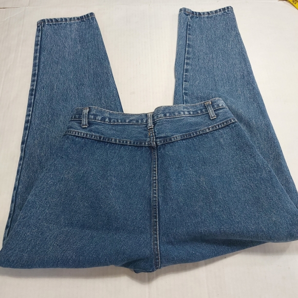 BIB BLASS Women's Vintage Jeans Size 14 High Rise Pleated Mom Denim - Picture 3 of 11